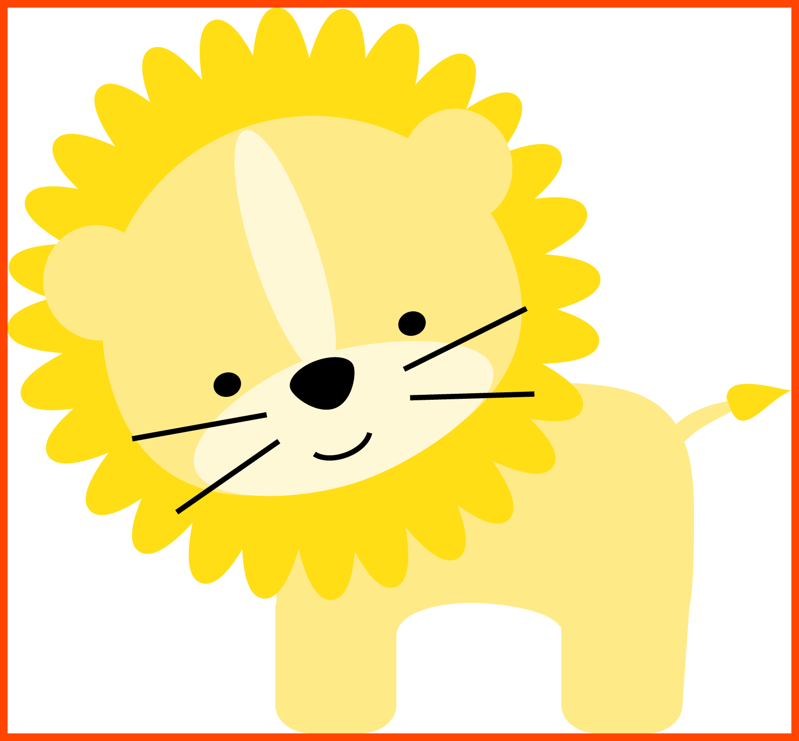 Lions clipart baby girl. The best photo by