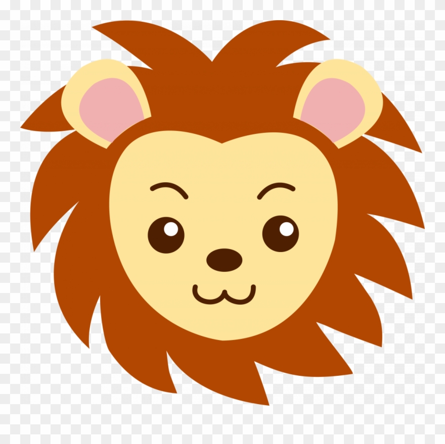 Large size of how. Lion clipart easy