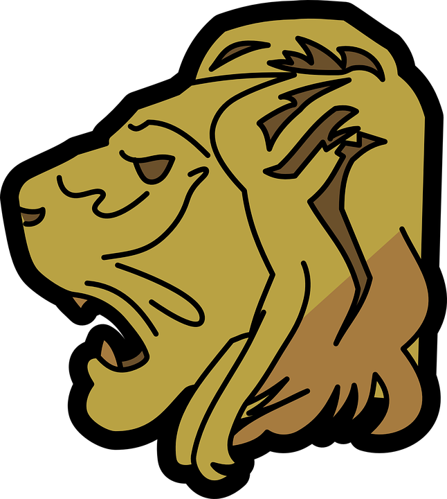 Number 6 clipart cartoon. Collection of lion animated