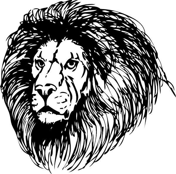 Without mane. Lion clipart male