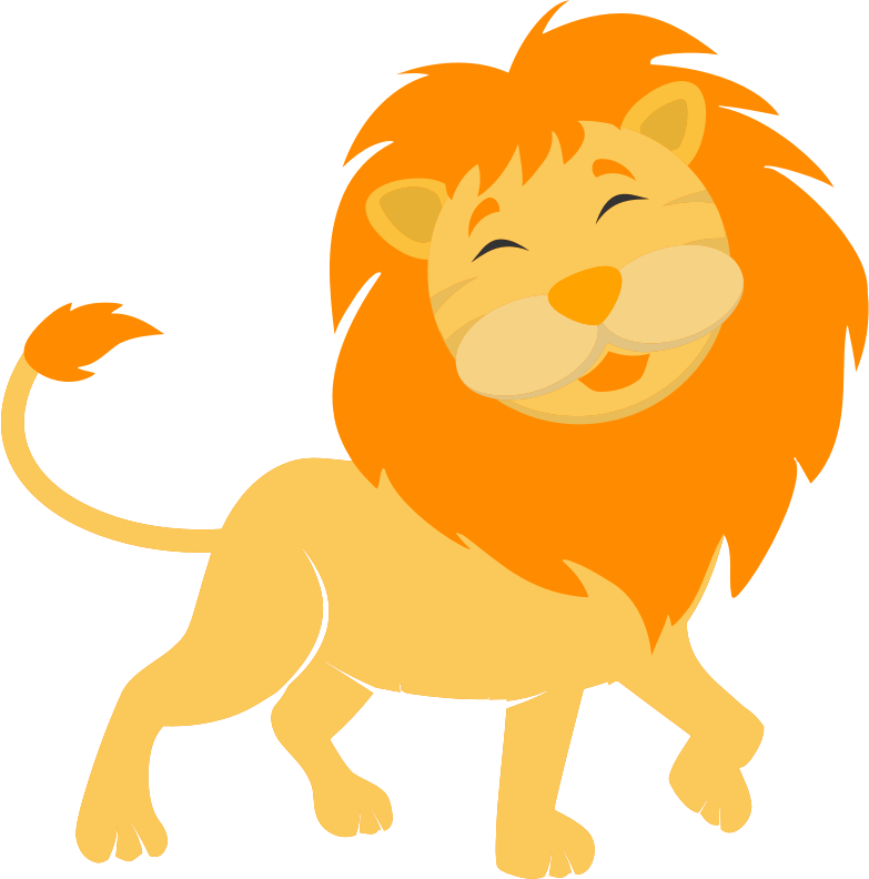 Lion clipart mammal. Drawing music download cartoon