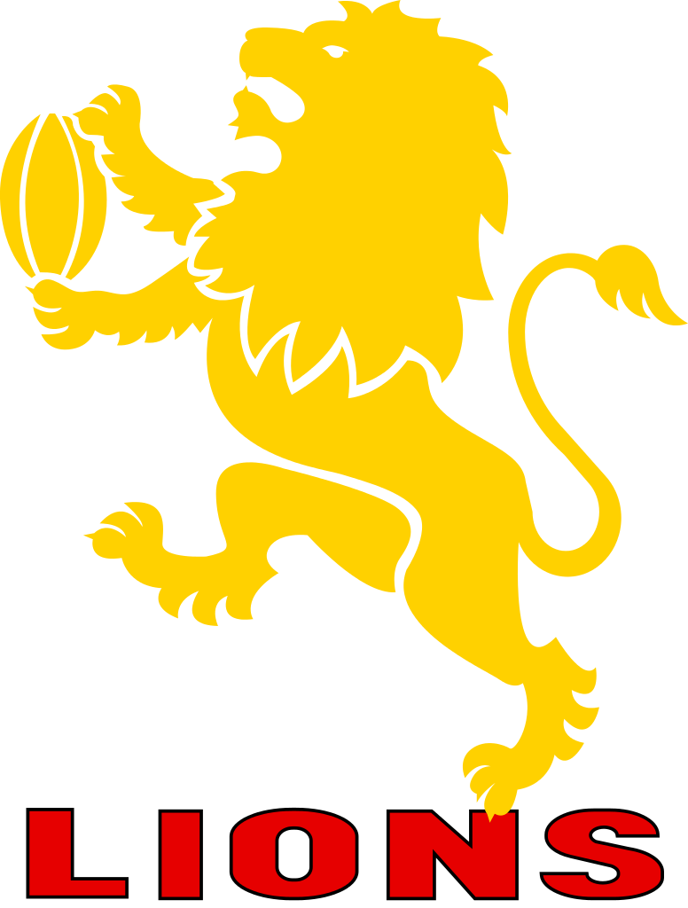 lion clipart rugby