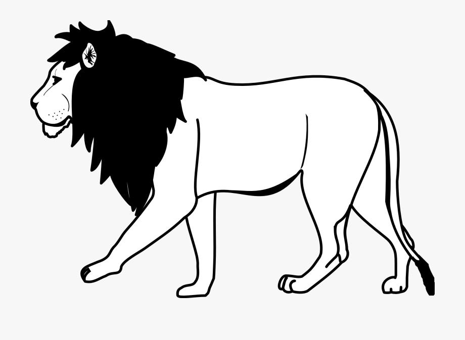 lions clipart foot