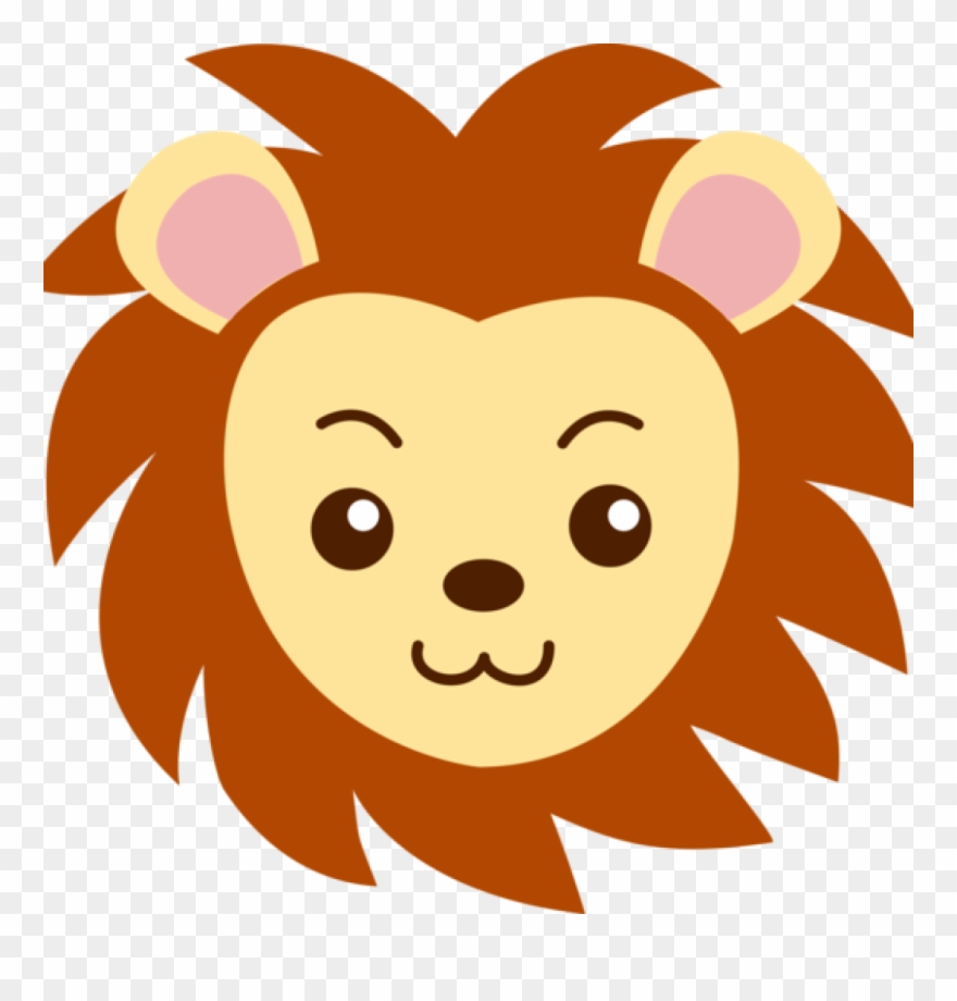 lions clipart lion head