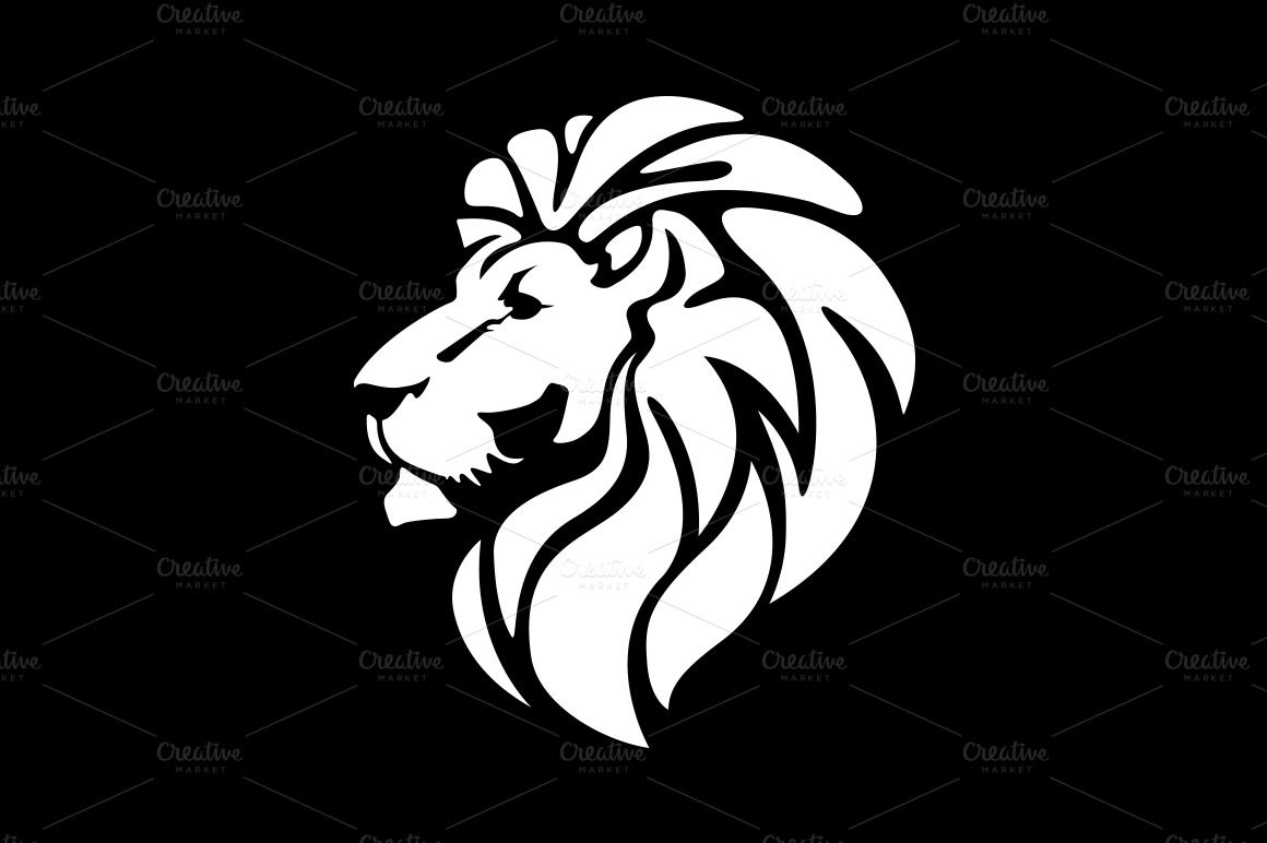 lions clipart logo