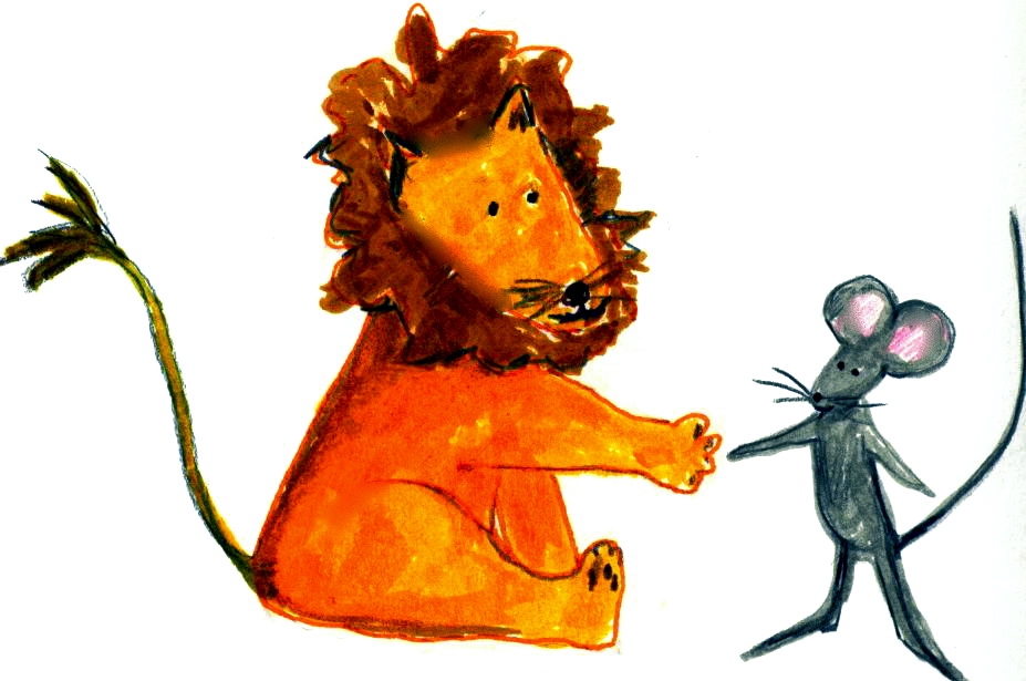 lions clipart mouse