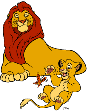 lions clipart mufasa