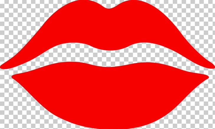 lips clipart big red