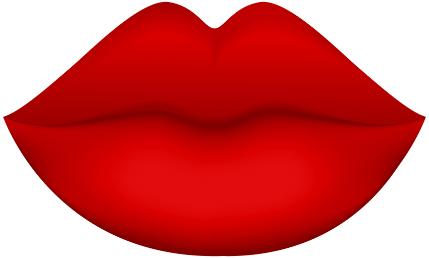 Lip clipart clown. Female red lips png