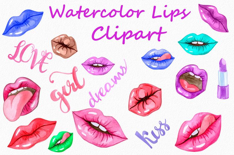 lip clipart colorful lip