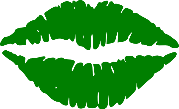 Lips clipart green lip. Thats neat stencil clip