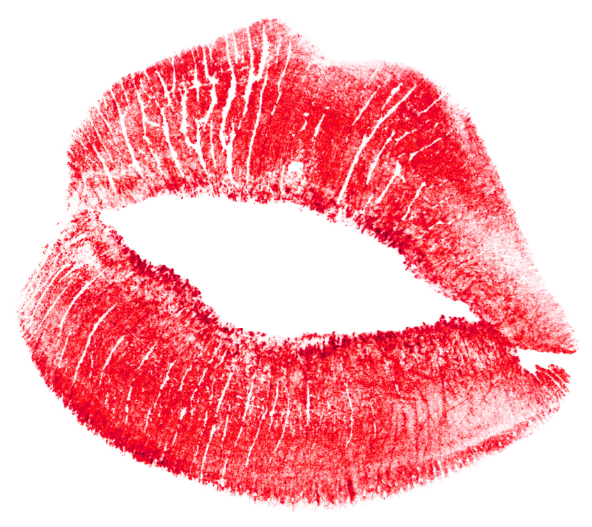 lipstick clipart kiss