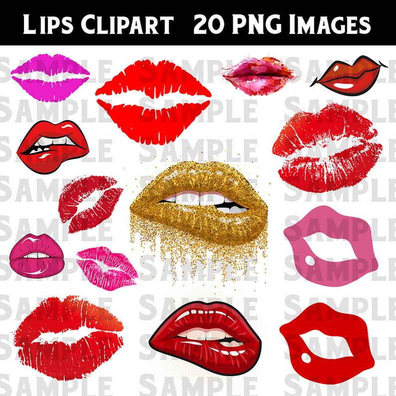 lip clipart lipstick stain