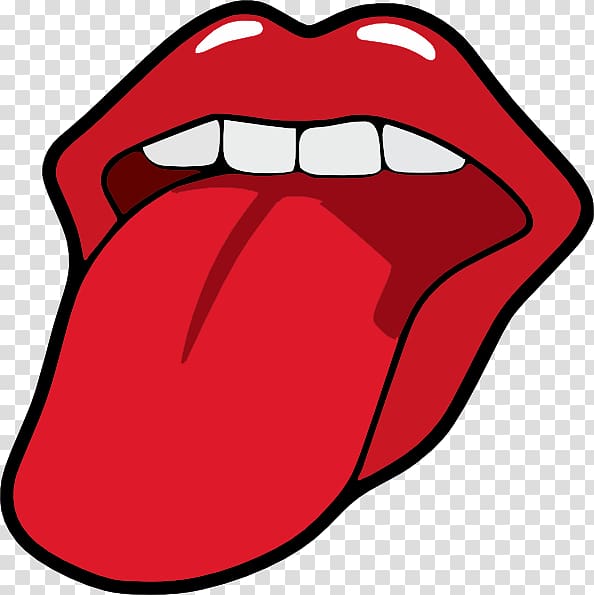 lips clipart mouth tongue