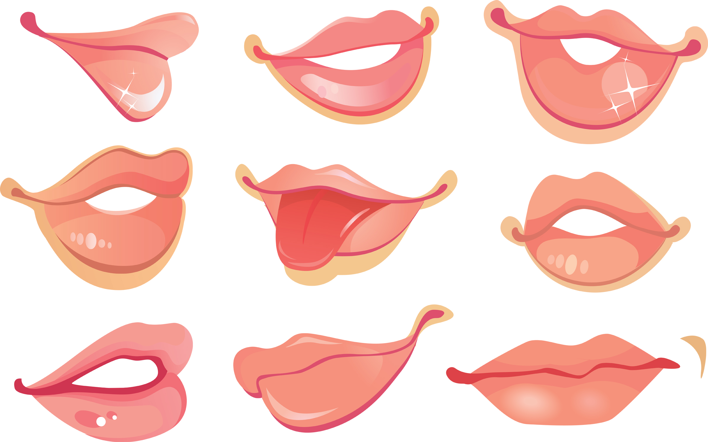 lip clipart side view