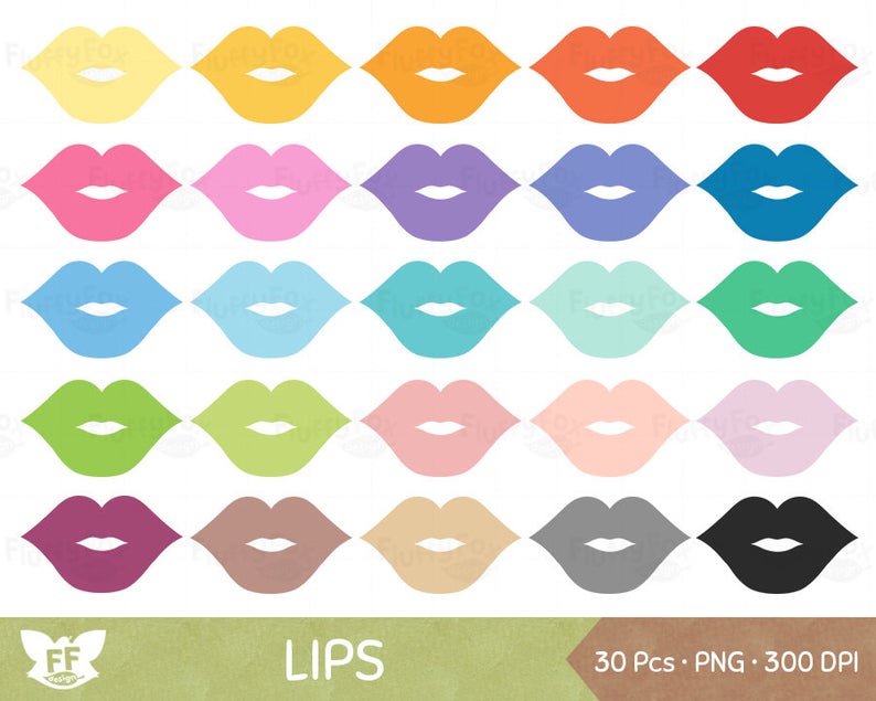 Lips kiss clip art. Lip clipart turquoise