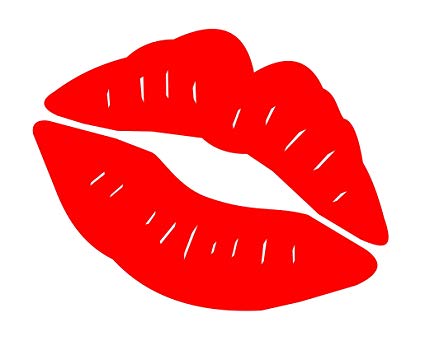 lips clipart kiss mark