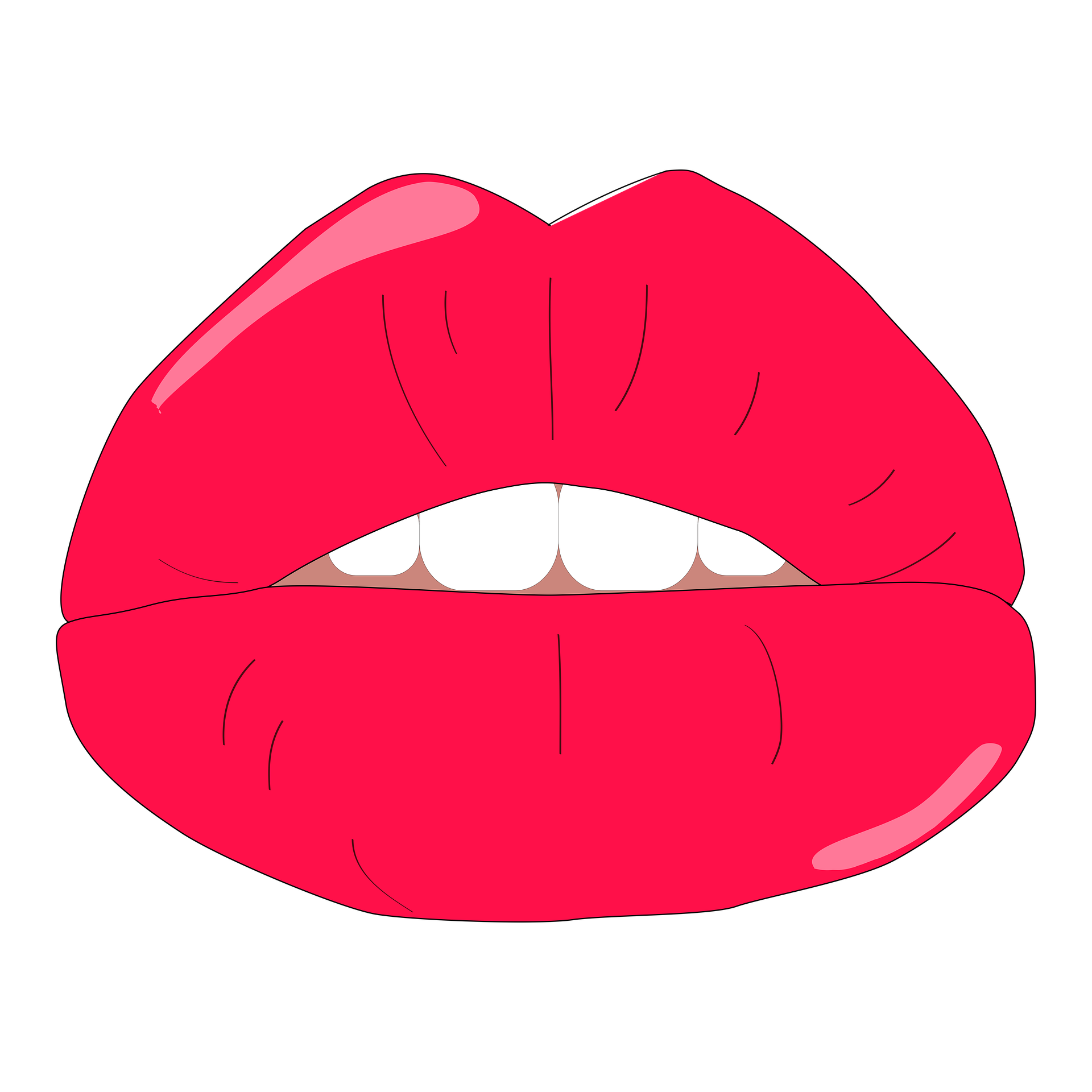 Picture #2920966 - lips clipart lip pout. lips clipart lip pout. 