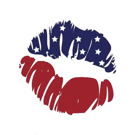 Pinterest . Lips clipart patriotic