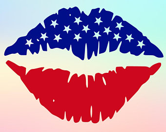 Download Lips clipart patriotic, Lips patriotic Transparent FREE ...