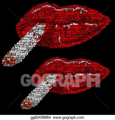 mouth clipart smoking