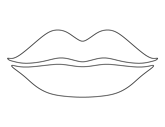 mouth clipart template
