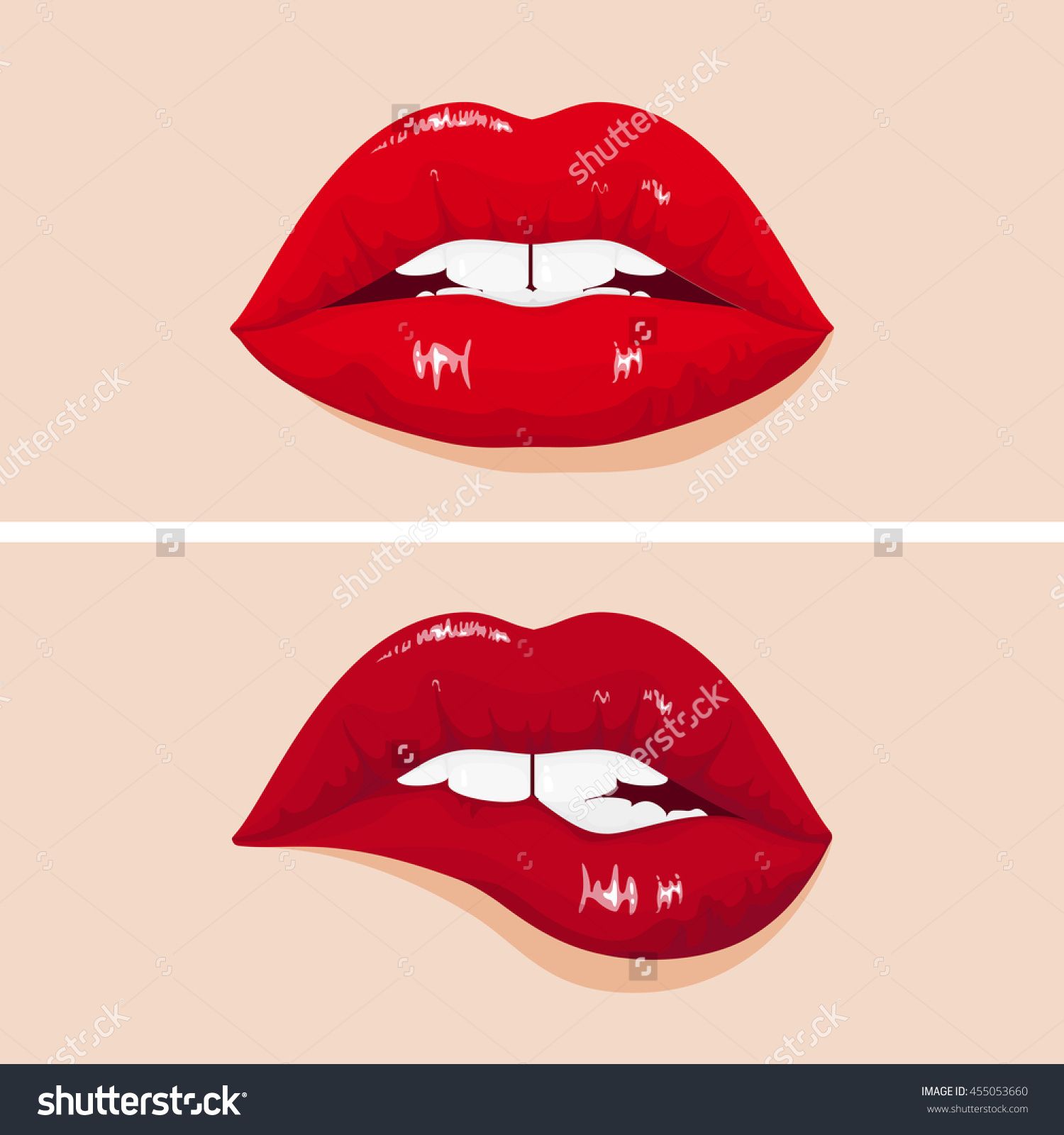 lips clipart woman's
