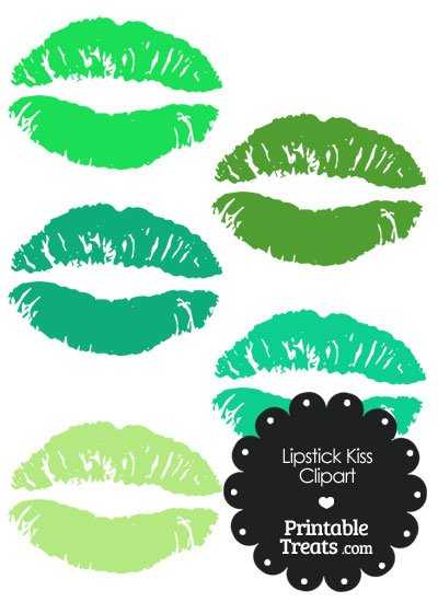 lipstick clipart green lip