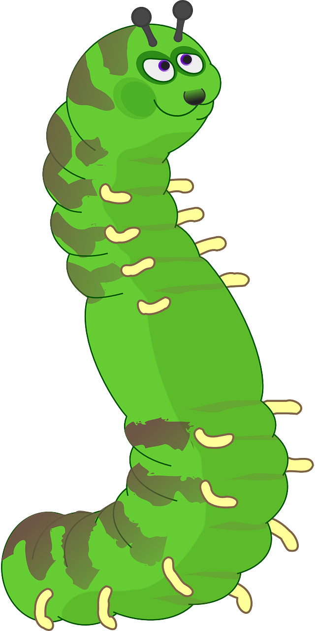 storytime clipart book reading caterpillar