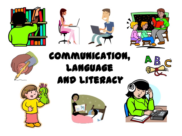 literacy clipart communication language
