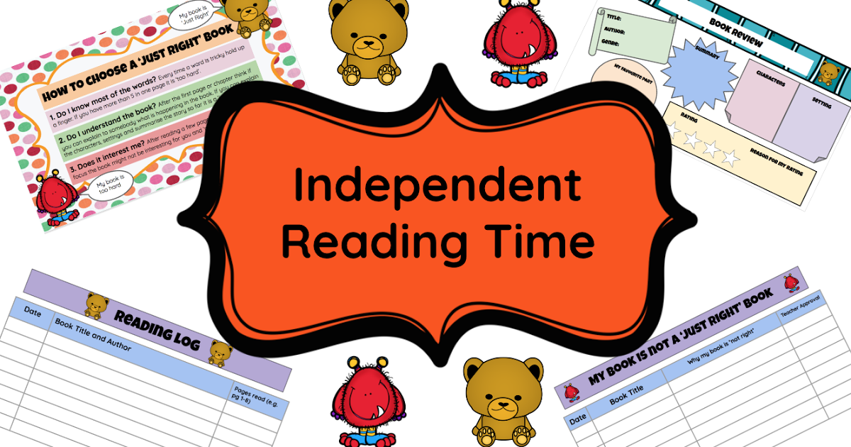 Literacy clipart independent learning. Reading 