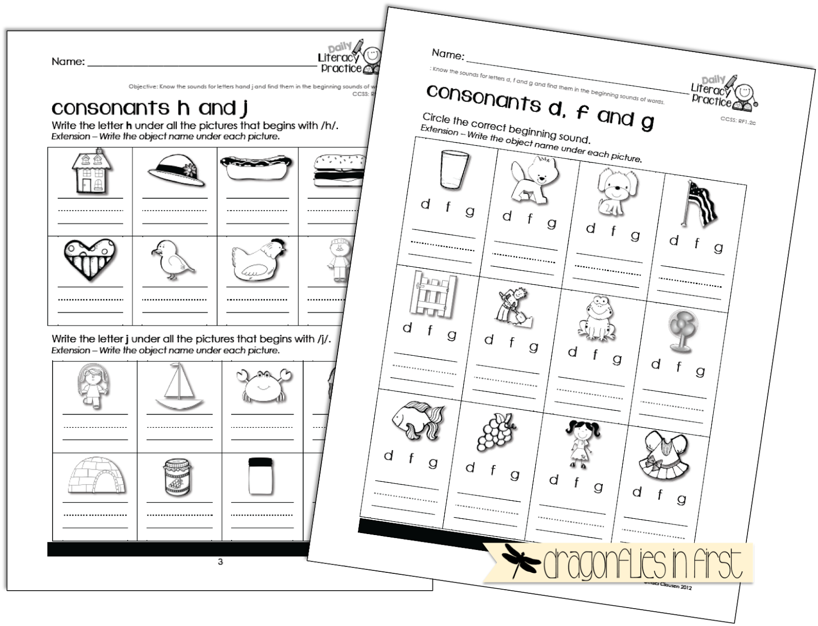 literacy clipart independent practice