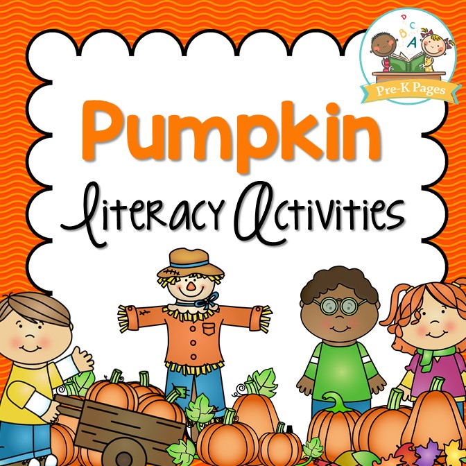 Pumpkin activities pre k. Literacy clipart kindergarden