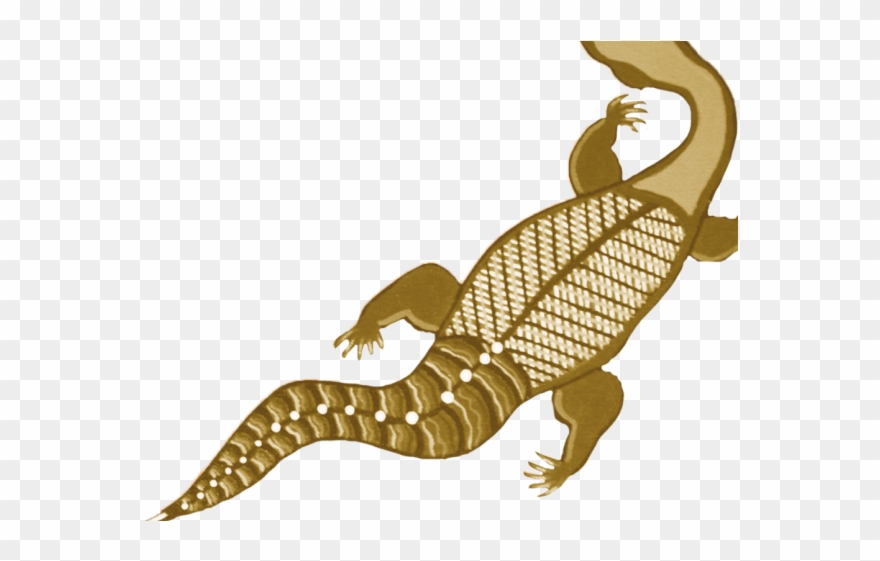 Lizard clipart aboriginal. Goanna art indigenous silhouette