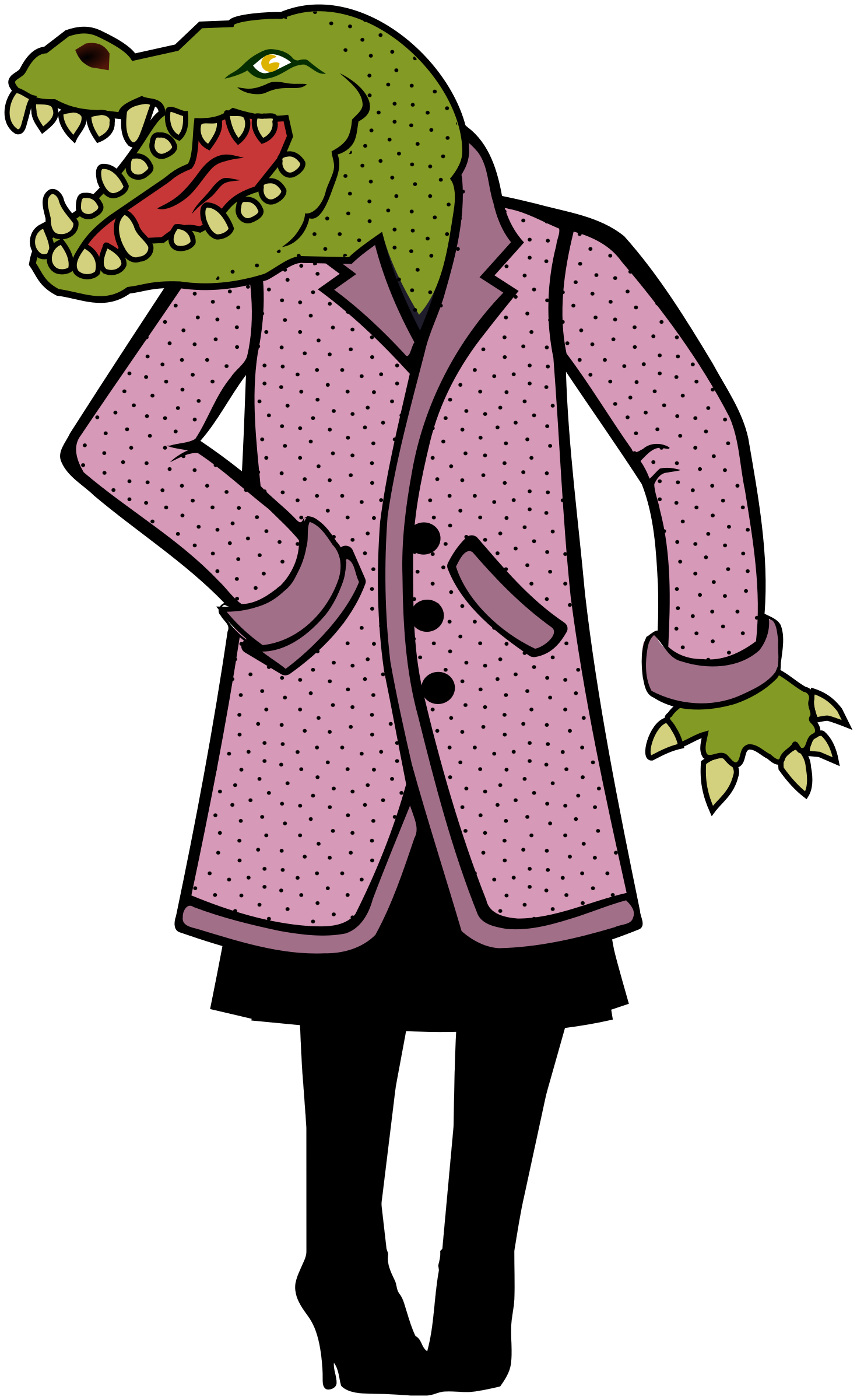Lizard clipart colourful. Stylish person big image
