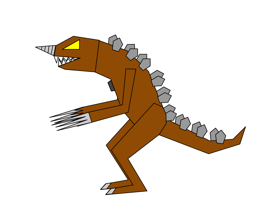 lizard clipart hole book