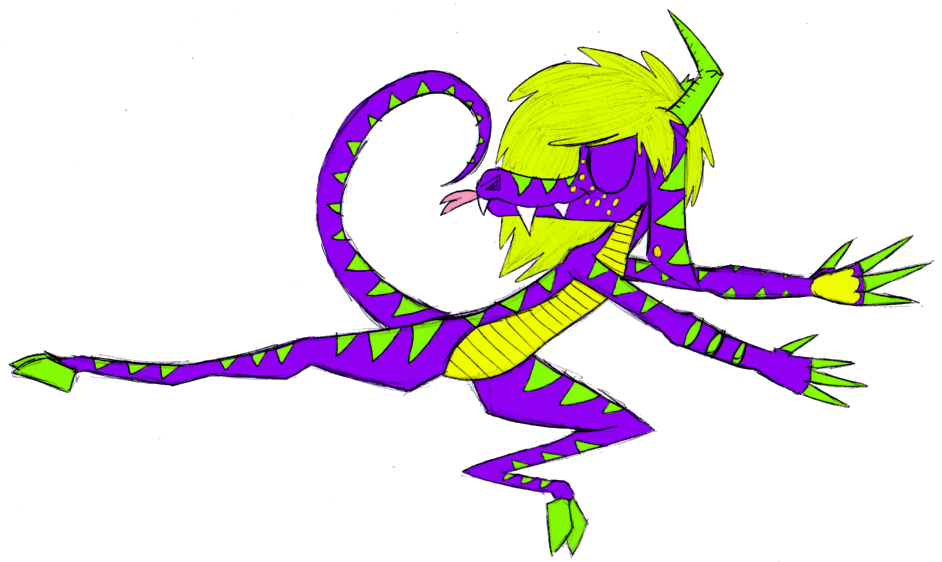 lizard clipart leaping lizard