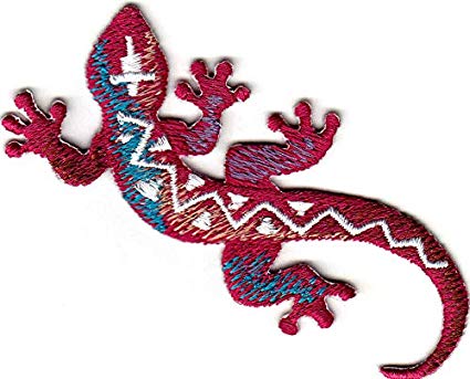 Amazon com embroidery patch. Lizard clipart southwest