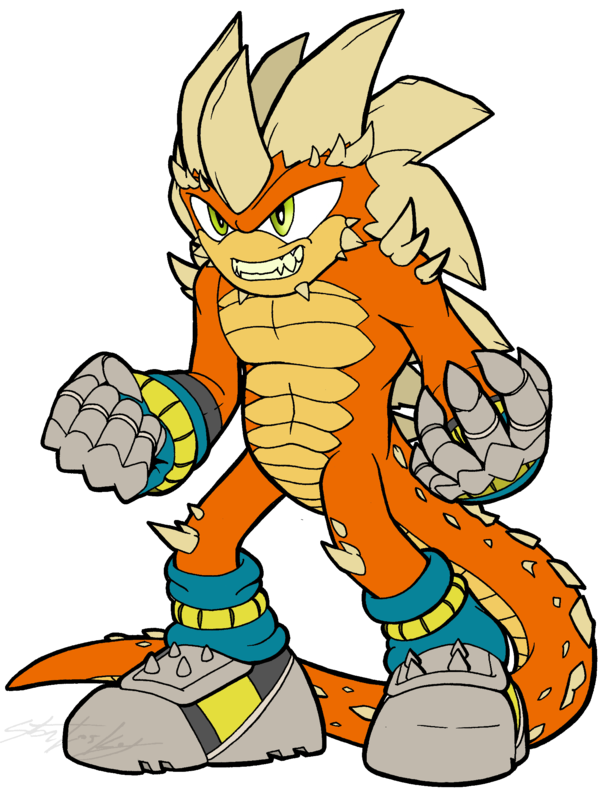 Svarog the by molochtdl. Lizard clipart thorny devil