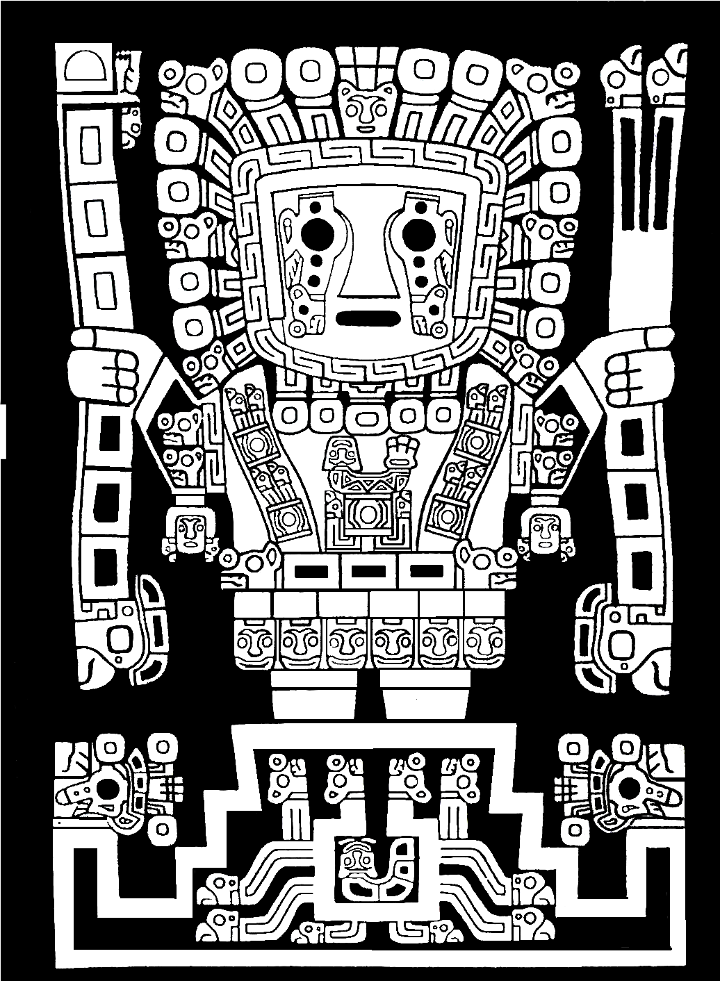 pattern clipart aztec