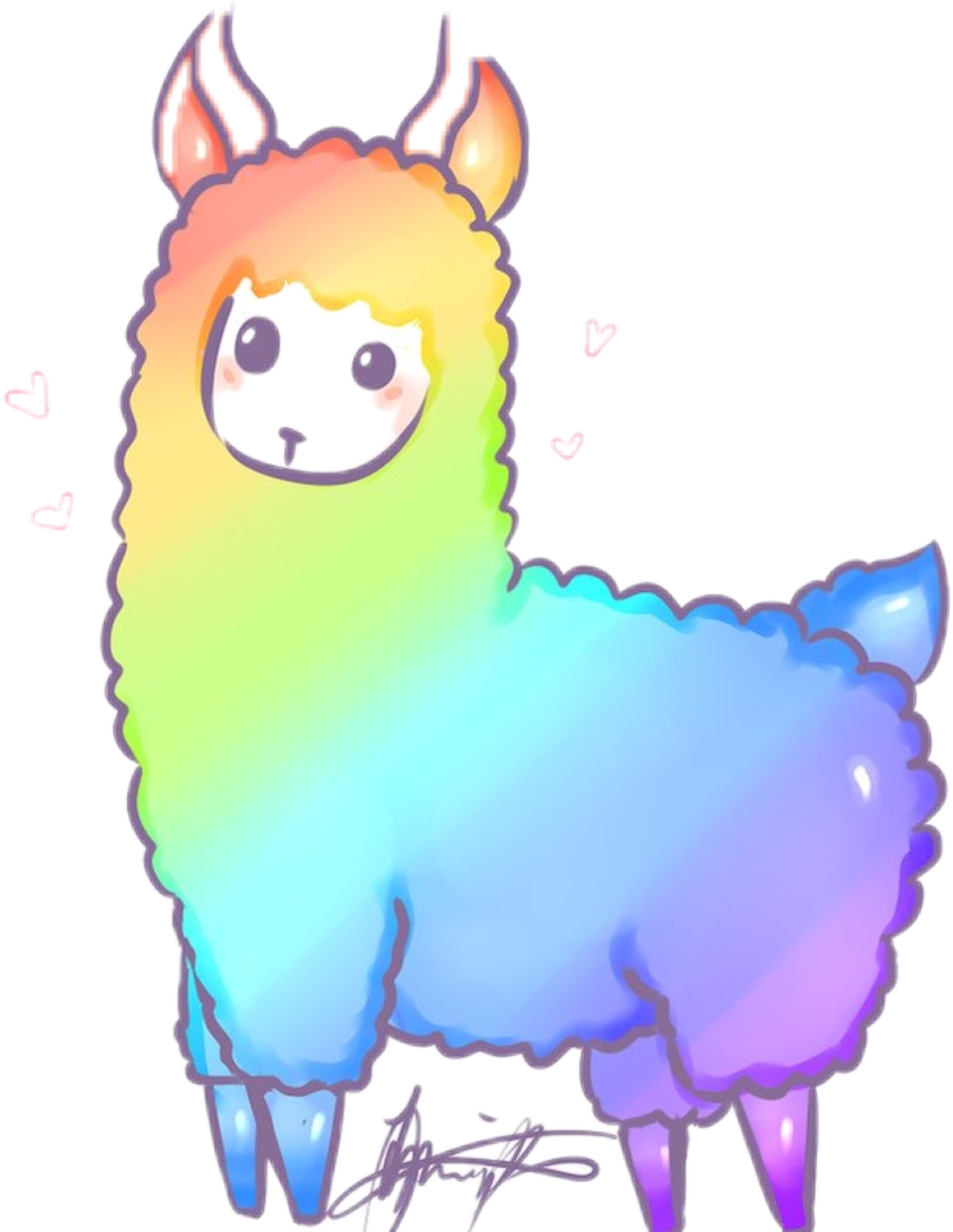 llama clipart picsart