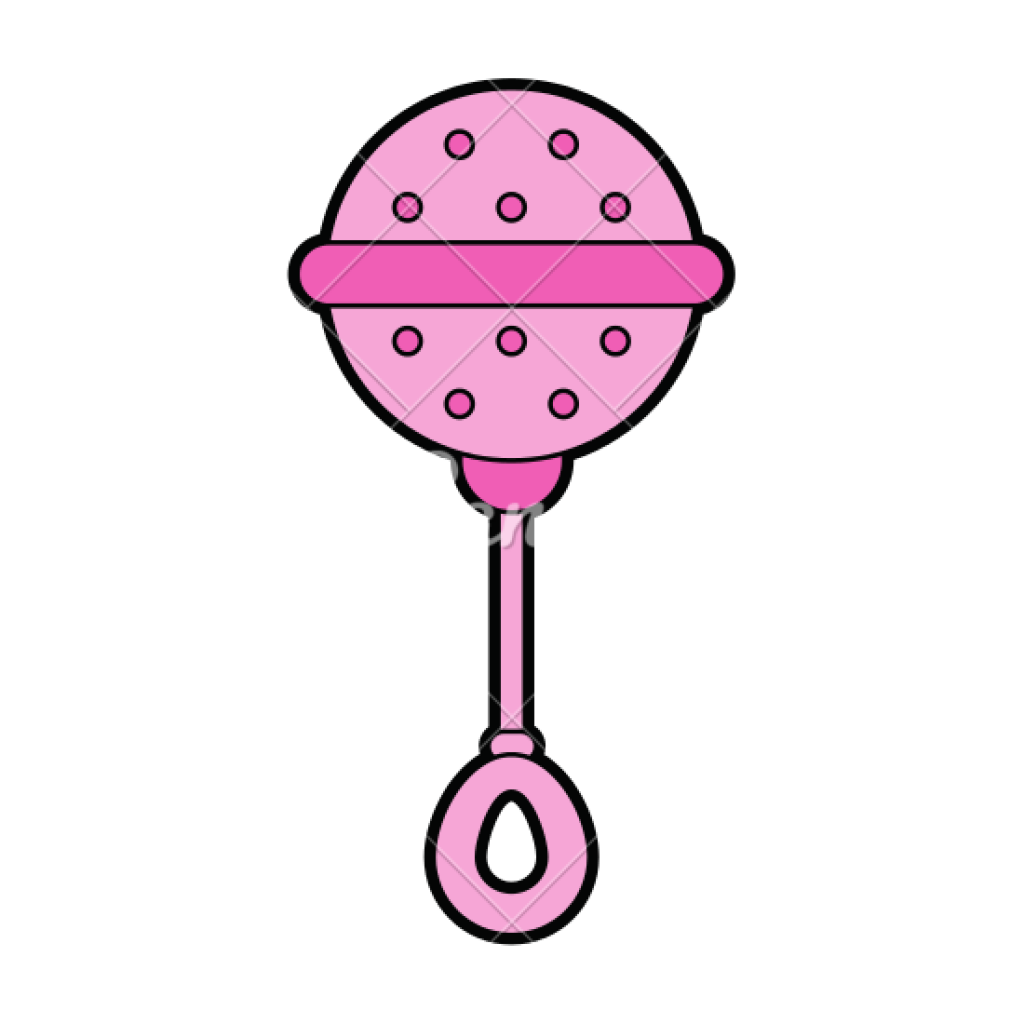 pin clipart rattle