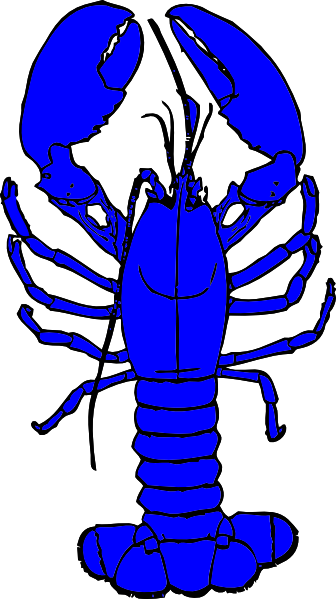 lobster clipart blue lobster