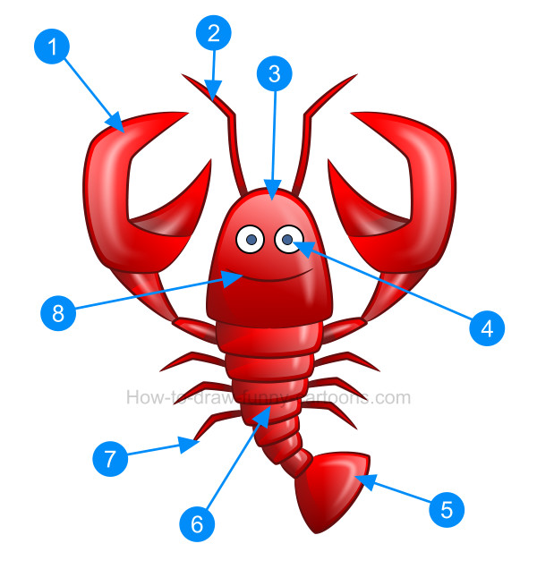How to create a. Lobster clipart bright