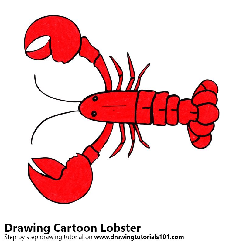 lobster clipart comic