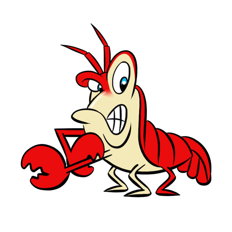 lobster clipart comic