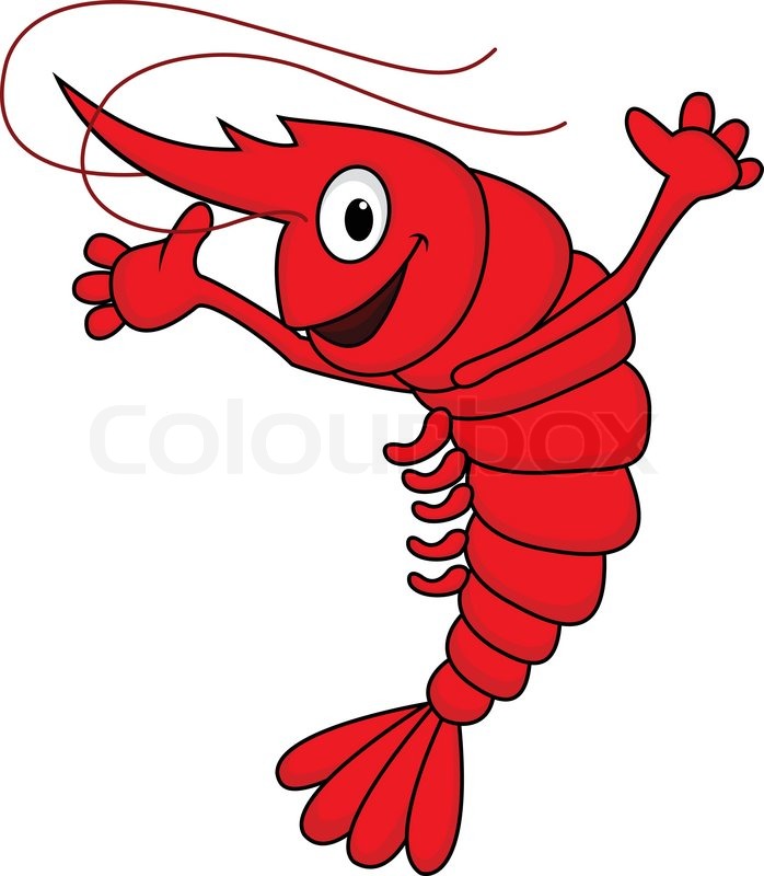 seafood clipart dancing shrimp