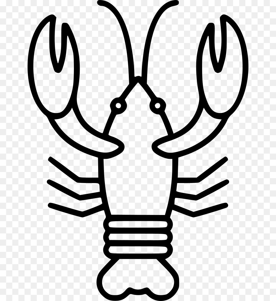 lobster clipart line drawing