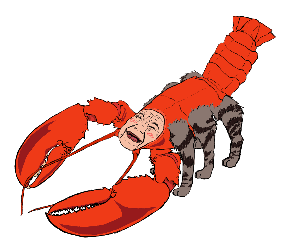 lobster clipart sad