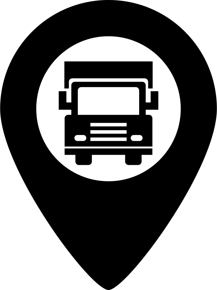 Location clipart location symbol. Truck svg png icon